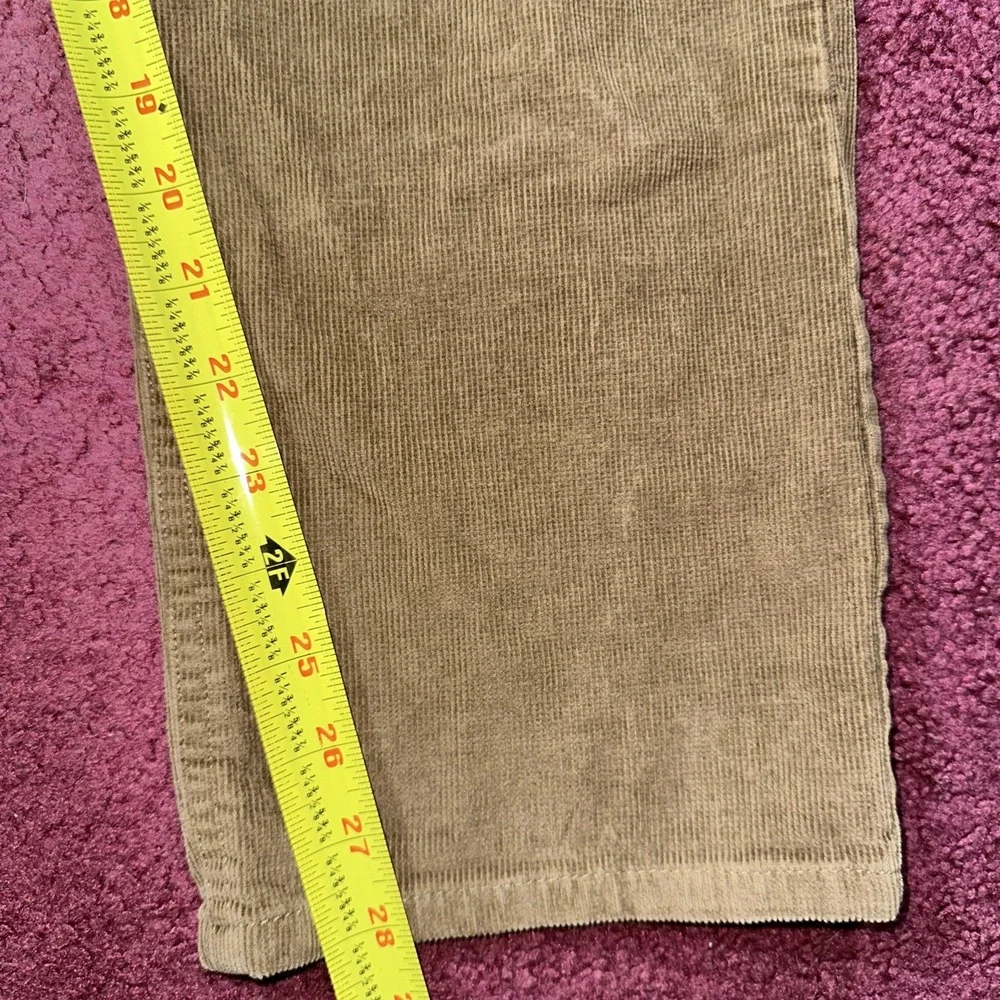 Flint and Tinder Pants Mens Fit 31/28 Brown Corduroy Straight Fit Mid Rise